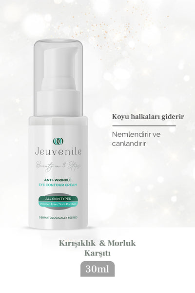 Göz Çevresi Kırışıklık, Morluk ve Şişlik Karşıtı Anti-aging Krem (AVRUPA 25 YIL İNOVASYON ÖDÜLLÜ)